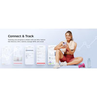 Sunny Health & Fiess Ejercitador elíptico vertical inteligente 2 en 1 para todo el cuerpo con sensores de pulso, entrenamiento cardiovascular cruzado en casa - details 5