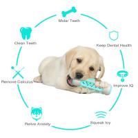 Juguetes de Limpieza Dental para Perros Herramientas de Cuidado Oral Seguro para Cachorros Blanqueamiento de Dientes Suave - details 1