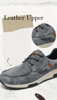 Zapatos para correr clásicos para hombre, zapatillas ligeras de cuero de ante, cómodos zapatos deportivos de gran tamaño, zapatos planos transpirables para correr - details 7