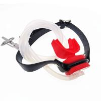 Leten Upgrade añade un anillo antidesprendimiento BDSM, tapón uretral, flujo en la boca, catéteres, tapón, mordaza, esclavitud Sexual para hombres - details 0