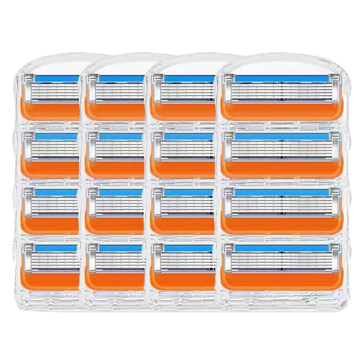 Recargas de cuchilla de afeitar para hombres y mujeres, Kit de afeitado Manual, afeitado perfecto, 4/8/12/16 - 1
