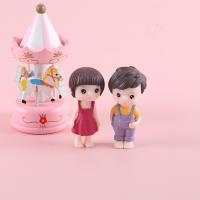 Regalo de Navidad DIY, Mini bonsái bonito para casa de muñecas, pequeños amantes, figurita de pareja en miniatura, muñeca artesanal, adorno para niño y niña - details 5