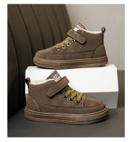 Zapatos informales para niños, zapatillas altas, zapatos deportivos para niños, zapatillas de nieve planas suaves y ligeras de piel cálida para invierno, zapatos de algodón para niños - details 25