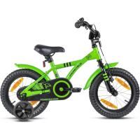 Bicicleta niño 4 años Bicicleta niña 4-6 años 14 Pulgadas Bici niños - Infantil con Pedales ruedines y Freno contrapedal Verde - details 4