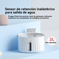 Dispensador de Agua Inteligente para Mascotas Fuente de Agua Automática para Gatos con Sensor de Movimiento Bomba Silenciosa, Diseño Inalámbrico - details 8