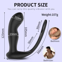 Vibrador de Prostatea para Hombres Enchufe de Glúteo con Estimulación de Tres Puntos Control APP - details 13