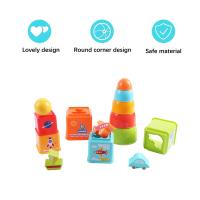 14Pc Baby Stacking Cups Toys Children Building Blocks Educational Toy Color Recognition Shape Matching for Babies over 18 Months - details 4