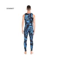 Traje de neopreno de camuflaje de 3mm con capucha de fisión de manga larga 2 piezas de neopreno sumergible para hombres traje de buceo impermeable que mantiene el calor - details 11
