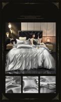Juego de cama de seda Mulberry, Funda nórdica de seda con sábanas de tamaño Queen, Juego de cama King - details 24