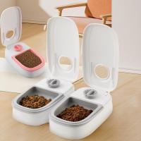 Dispensador de alimentos inteligente para mascotas, tazón con temporizador de gran capacidad, Alimentador automático, de alta calidad, 350ML - details 2