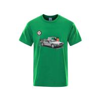 Camiseta de I Was Caught Speeding para Hombre, Top de Algodón, Holgado, Camiseta Informal, Ropa Transpirable, Sudor, Cuello Redondo, Verano - details 13