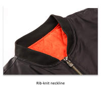 MAGCOMSEN-Chaqueta bomber para hombre, chaquetas cálidas para piloto, ropa de calle, primavera y otoño - details 4