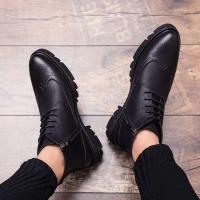 Nueva Idea de producto 2025, botas de trabajo de cuero genuino Chelsea con tobillo bonito de calidad Original, zapatos para hombre - details 0