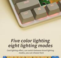 MUCAI-Teclado mecánico con cable USB para juegos, interruptores ópticos Gateron para escritorio, eje retroiluminado LED, 61 teclas - details 7