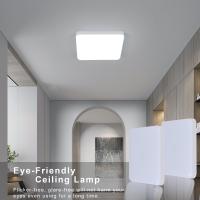 Lámpara de Techo LED de 32W, Luz de Techo Delgada Cuadrada Blanca de 220V, 6500K, 2 Piezas - details 3