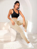 Mallas sin costuras para gimnasio para mujer, pantalones deportivos para Yoga, mallas elásticas de cintura alta, mallas deportivas, ropa deportiva - details 15