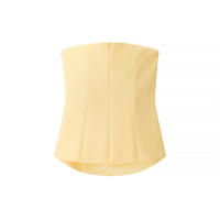 Conjunto elegante sin mangas con falda y elementos superiores para noche y primavera - details 9