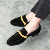 2023 zapatos cómodos del partido del ante del espectáculo del zapato de cuero de los hombres del Reino Unido del nuevo diseño de la moda - details 4