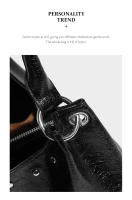 Bolso de hombro retro de moda con diseño de locomotora, bolso de mano de gran capacidad para mujer, nuevo bolso para las axilas - details 18