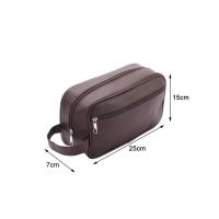 Bolsa de Viaje Impermeable Organizador Portátil de Maquillaje con Patrón de Lichi de PVC - details 5