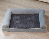 Sofá Cama para Perros - Antimanchas, Fondo Antideslizante, Lavable, en Colores Azul y Gris, Ideal para Perros Grandes - details 2