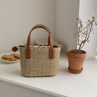 Diseño de bolso bolso de mujer bolso de paja nuevo bolso de playa de verano bolso tejido de moda bolso de mensajero - details 29