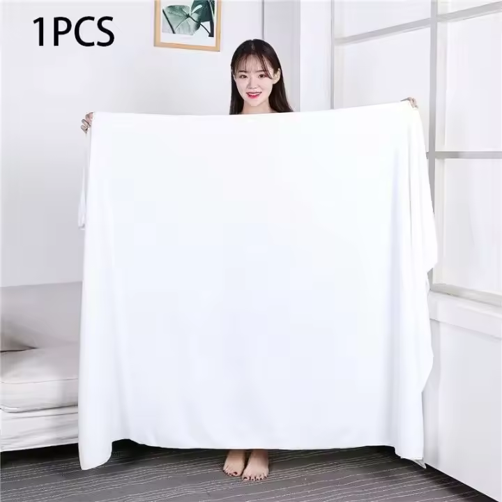 Toalla de salón de belleza de secado rápido, absorbente de baño de microfibra gruesa grande de 180x200cm, deportes multifuncionales para natación - 1