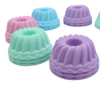 Muffin de silicona taza 12 vasos de silicona muffin taza pastel donut taza calabaza - details 3
