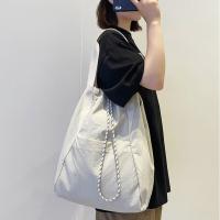Mochila de nailon de gran capacidad con asa, bolso de hombro con cordón doble, mochila deportiva multifuncional impermeable - details 17