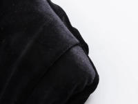 , nable Año Nuevo Corto sin mangas con hombreras de terciopelo, elegante vestido de noche para mujer - details 6