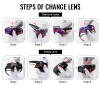 SCVCN-Gafas Polarizadas de Ciclismo para Hombres y Mujeres, 3 Lentes Intercambiables - details 9