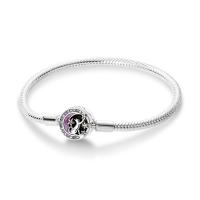 Pulsera de plata de ley 925 con forma de corazón y mariposa para mujer, brazalete de cadena de seguridad, compatible con abalorios originales, joyería - details 8