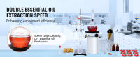 SucceBuy Kit de destilación de aceites esenciales, aparato de 500 ml, cristalería 3.3 Boro con placa calefactora de 1000 W, junta 24/40, juego de laboratorio de 33 piezas - details 0