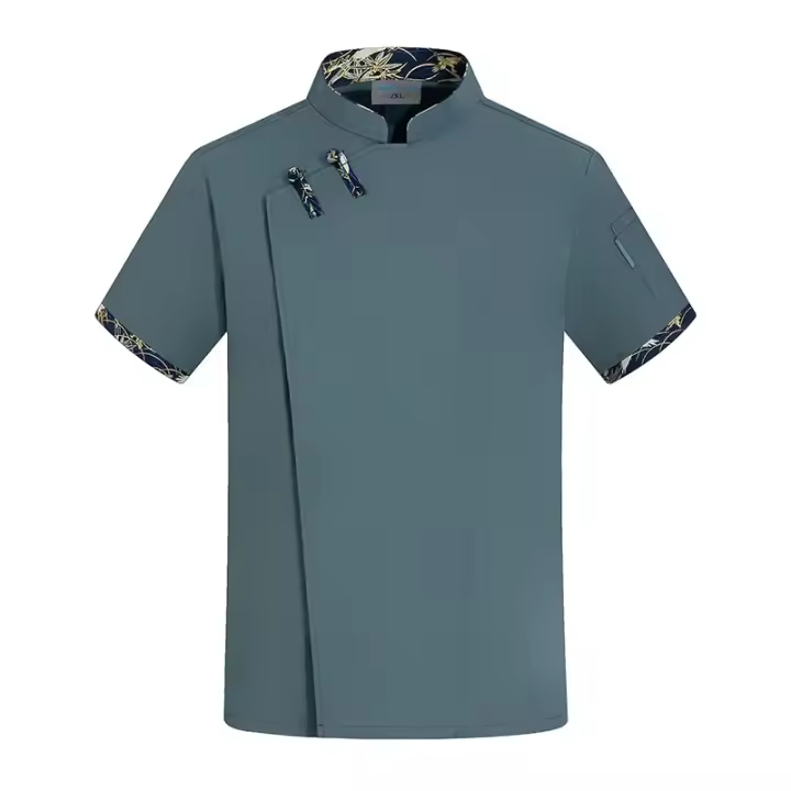 Chaqueta de Chef profesional, uniforme elástico cómodo para restaurante, abrigos de trabajo para camarero de panadería, monos de cocina delicados - 1