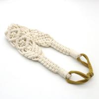 Diadema de margarita con cuerda trenzada, banda elástica para el cabello, estilo étnico, banda para el cabello de macramé, pañuelo para el cabello de mujer, bandana de ganchillo, diadema bohemia - details 8