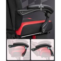 Silla de Oficina con reposapiés telescópico - Reposacabezas Ajustable - Soporte Lumbar - Carga máxima 150 kg - Negro - details 24