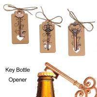 Abridor de botellas de cerveza, llave colgante, regalo de recuerdo de Festival Vintage, decoración de boda, llavero de vino, 1 unidad - details 1
