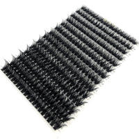 Pestañas Postizas Segregadas Tejidas DIY 40D 60D 80D Y 100D Gruesas Y Rápidas Extensión De Pestañas Material De Algodón Plástico - details 17
