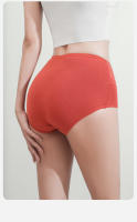 4 piezas Bragas de algodón de talla grande para mujer, ropa interior transpirable de cintura alta, moldeador de cuerpo, lencería sólida - details 9