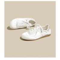Zapatos de entrenamiento alemanes de satén estilo ballet, nuevos zapatos casuales versátiles de moda de diseñador de nicho. - details 26