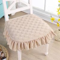 Cojín para silla de comedor de estilo Pastoral, 43x45cm, suave, transpirable, para invierno, para estudiantes, antideslizante, antisuciedad, cuadrado de terciopelo - details 6