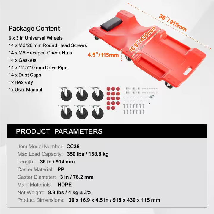 SucceBuy Enredadera mecánica de plástico, capacidad de 158,8 kg, para reparación de garaje - 1