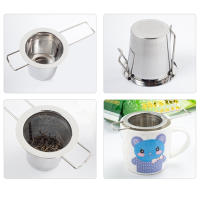 Colador de té de acero inoxidable 304 con tapa, Infusor de té resistente a altas temperaturas para el hogar - details 2