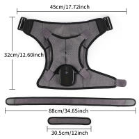 Pad de Vibración Calefactado para Rodilla y Hombro Masajeador de Cuello y Apoyo de Cinturón para Alivio del Dolor Articular de Hombro Cuido de Salud Belleza - details 8
