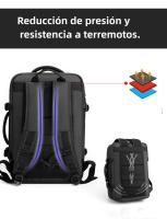 Mochila de viaje cabina avion para mujer, bolsa para ordenador portátil - details 8