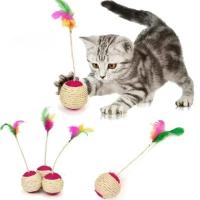 Juguete Rascador de Sisal para Gatos Entrenamiento Interactivo para Gatitos Suministros para Gatos - details 0