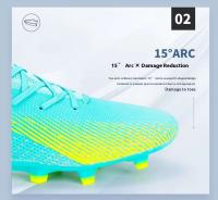 Zapatos de fútbol para hombre de alta calidad con diseño transpirable de disciplina cruzada, con perforación de uñas, adecuados para fanáticos de los deportes. - details 6