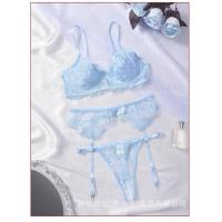 HERA Fashion Nuevo conjunto de sujetador de lencería sexy dulce rosa bordado - details 19