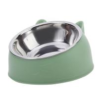 Cuenco inclinado de acero inoxidable para gato y perro, comedero antideslizante para mascotas, 15 grados, protección para el cuello - details 4