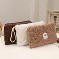 Lindo oso de peluche de alta capacidad icono viaje cosmético lápiz labial bolsa de almacenamiento mujeres kits de maquillaje bolsos cartera estuche para lápices bolsas - details 4